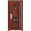 Walnut Colour Deep Embossing Steel Security Door